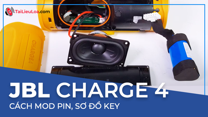 Hướng dẫn mod pin jbl charge 4