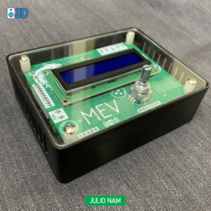 Box đựng mạch timer hàn cell pin màu đen