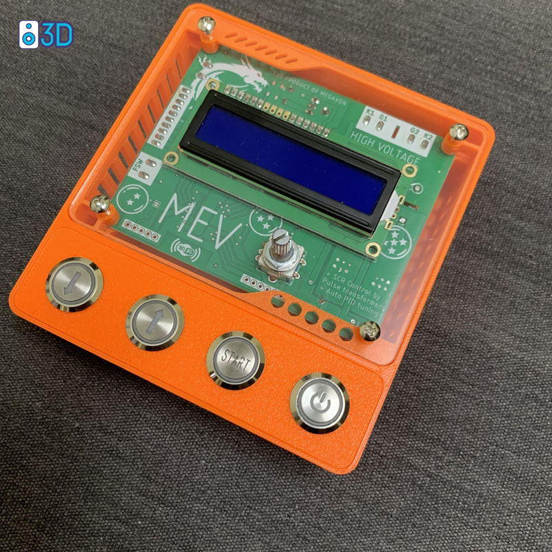 Box timer hàn cell MyMy 4 nút 16 màu cam